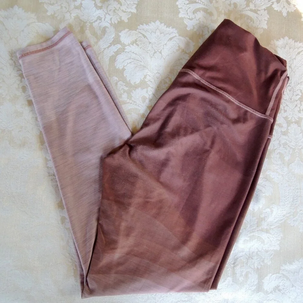 Prana Layna 7/8 Leggings in Cloud Blush Dune M